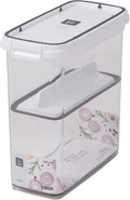Pickle keeper Press Plate Food Storage Container Organizer for Kimchi Sauerkraut Fermentaion Airtight Lid Locking for Preserved Food (4000ml / 1 gal)