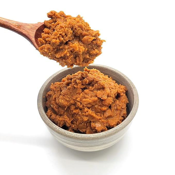 HELLO KFOOD Yoonjiyoung Doenjang 100% 한국산 된장 420g (14 oz) – Traditional Korean Soybean Paste, 100% Korean Soybeans, Fourth-Generation Recipe