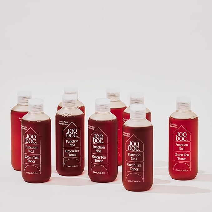 Function No. 1 Green Tea Toner 250ml | 5% Niacinamide, 78% Jeju Greentea Water, 5% Centella Asiatica Extract, Panthenol | Anti-oxidant, for Dry and agin Skin Korea Derma-Skincare (Green Tea)