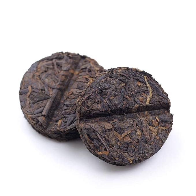 Raw Sheng Pu-erh Tea, Classic Aged Fermented Puerh Tea Cake, 20ct Chinese Sheng Pu'er 40+ Cups Of Tea