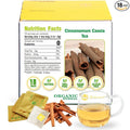 Soilmount Organic Cinnamon Tea Bags| Rou Gui – 18 Tea Bags per Box, Naturally Flavored, Promotes Health and Relaxation