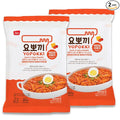Yopokki Instant Rabokki Cup – Korean Tteokbokki Rice Cakes with Ramen Noodles, Quick & Easy Korean Street Food, Asian Snacks for College Dorms (2 count, Sweet & Mild Spicy)