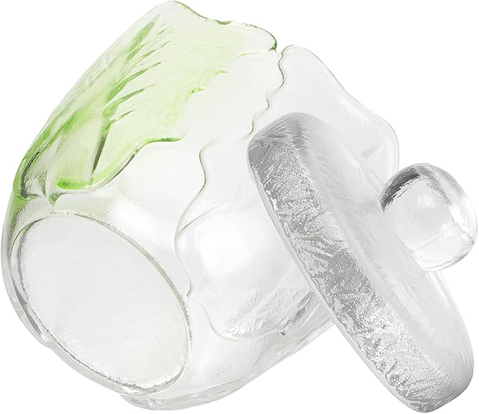 Cabilock Japanese Style Glass Pickle Jar with Lid 1.2l Vintage Airtight Fermenting Canister for Overnight Kimchi and Nappa Cabbage Storage in Kitchen