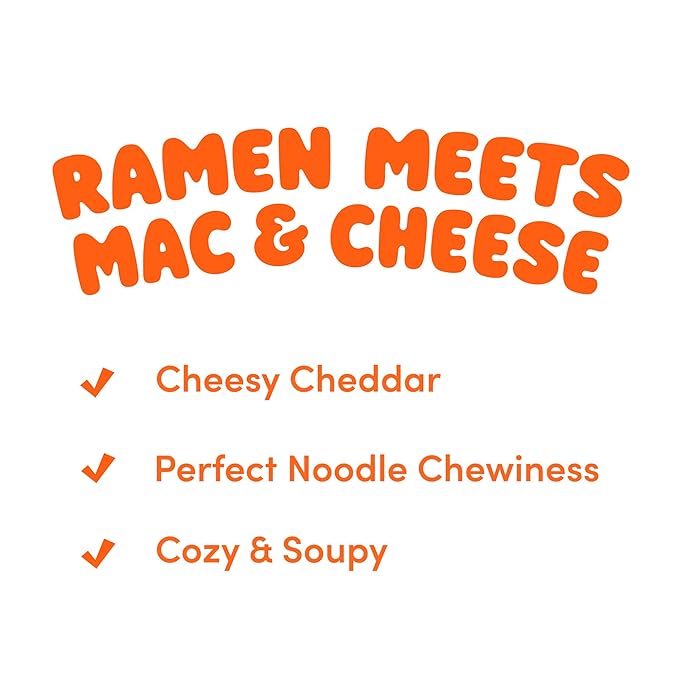 Cheesy Ramen – Spicy Cheddar Soup Ramen | Bold, Cheesy Heat, Korean-Style Spice | 3.92 oz (Pack of 8)
