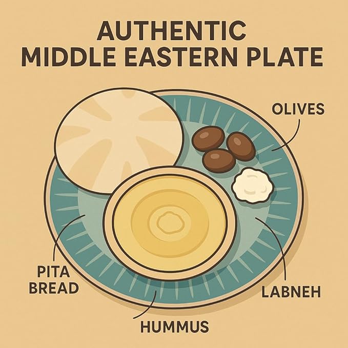 Dependable Industries inc. Essentials 10.5" Melamine Hummus & Guacamole Serving Bowls – 2-Piece Set for Dips, Olives, Condiments – Middle Eastern Style Dishwasher Safe Dip Dishes (Green)