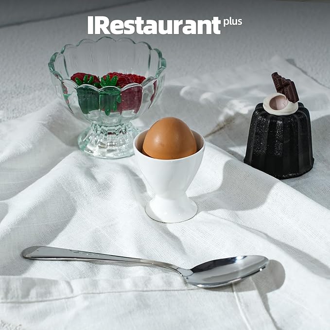 Bone China Wide Rim Commercial Grade Dinnerware Egg Cup, Case of 6