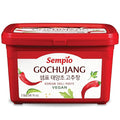Sempio Gochujang Vegan Korean Red Chili Pepper Paste - Mild Heat: Sweet Spicy Savory Paste, Traditional Fermented Condiment for Cooking, Marinades, Dips, Halal Certified (6.2lbs/2.8kg)