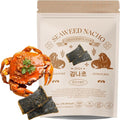 Korean Seaweed Nachos Chilli Crab Flavor – 40g (1.41oz) Resealable Zipper Pack – Bold Savory Kick, Light & Crispy Gourmet Snack