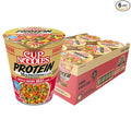 Nissin Cup Noodles Protein Ramen, Beef Flavor with Bone Broth, 16g Protein, 2.54 Ounce Cup (Pack of 6)