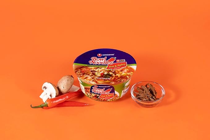 Nongshim HOT & SPICY Noodle Soup, 3.03 Ounce (Pack of 1)
