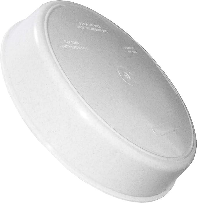 Rehabilitation Advantage High Sided Partitioned Dish with Lid, Gray (Pack of 2)