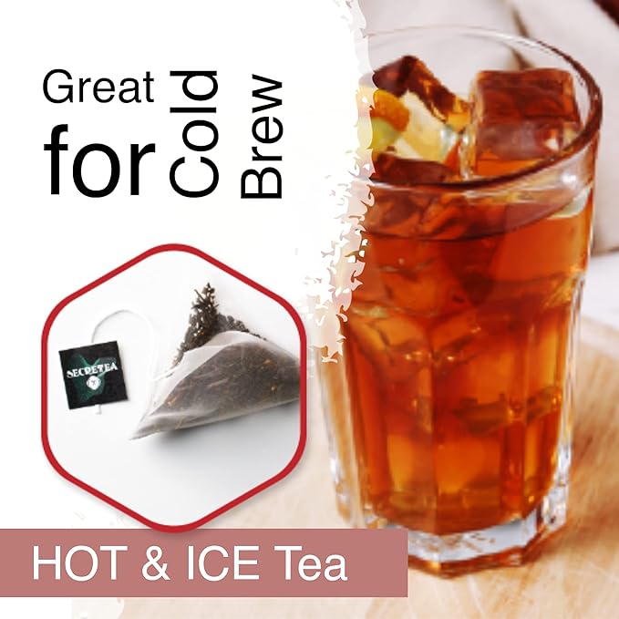 Organic TAIWAN Honey Scented Black tea bag | Sugar Free | Good for Cold brew Tea | Natural Antioxidants 45 Sachet Tea Bags | By T SECRETEA, Kissy