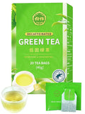 CO-OP 1950 Decaf Green Tea Bags, Naturally Decaffeinated Pure Green Tea, Smooth, Fresh & Clean Flavor, CO₂ Decaf Process, Individually Wrapped, Hot or Iced, 20 Count