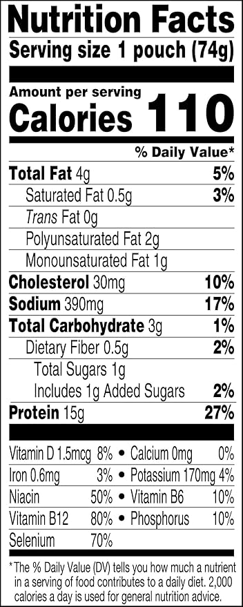StarKist Tuna Creations Herb and Garlic Pouch (2.6 oz - 24 Pack) Wild Caught, High Protein Shelf Stable Seafood, No Draining, Ready to Eat for Salads and Sandwiches