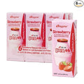 Binggrae Strawberry Flavored Milk Drink – Sweet and Creamy Korean Beverage – Shelf-Stable 6.8 fl oz Cartons – Pack of 6