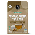FGO Organic Ashwagandha Tea, 100 Count, Eco-Conscious Herbal Tea Bags, Resealable Bag, Caffeine Free, Packaging May Vary (Pack of 1)