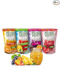 Klass Aguas Frescas Drink Mix Tropical Variety Pack - Strawberry, Grape, Tropical Punch & Orange - Powder Drink Mix, Water Drink Mix with Natural Flavors & Vitamin C, Makes 28 to 36 Quarts (56 to 72 Drinks)