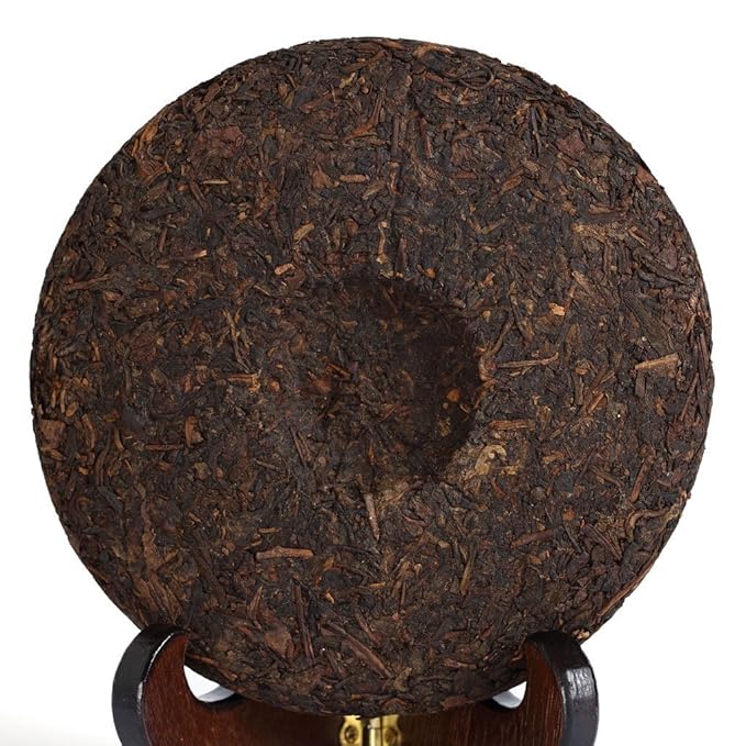 200g / 7.05oz 2006-2008 Year Ripe Shu Top Aged Lucky Dragon Puerh Tea Cake - Yunnan Pu-erh Pu erh Puer Pu'er Chinese Tea