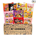 KF GOODIES Korean Ramen Variety Pack Gift Box (10 Count) – Spicy Buldak Noodle Assortment for Birthdays, College Care Packages, Office Snacks, and Gift Baskets