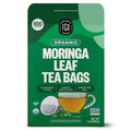 FGO Organic Moringa Mint Tea, 100 Count, Eco-Conscious Herbal Tea Bags, Resealable Bag, Caffeine Free, Packaging May Vary (Pack of 1)