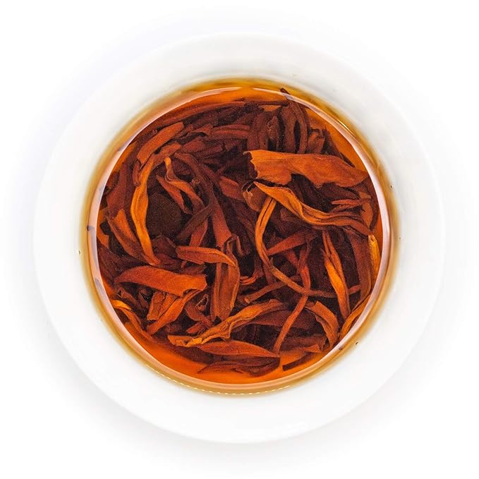 oriarmcha Fengqing Dian Hong Honey Aroma - Black Tea Loose Leaf Yunnan Dianhong - Chinese Imperial Golden Monkey Tea - 450g (2× 225g Ziplock Resealable Bags)