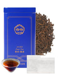 CO-OP 1950 Ripe Pu Erh Tea Loose Leaf, 150g, Premium Yunnan Whole Loose Large-Leaf Fermented Pu-erh, Smooth, Mellow & Rich, Pure Pine Smoke Aroma, No Additives, 20 Empty Teabags Included