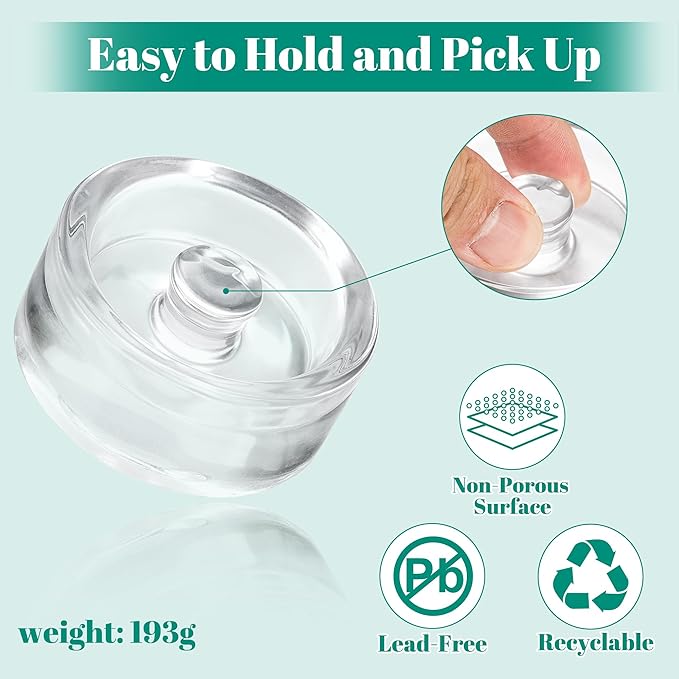 64oz Fermentation Jar Kit with Fermenting Weights and Airlock Lids, Wide Mouth Glass Jars with Scale Mark for Making and Storing Sauerkraut, Pickles (Pack of 1)