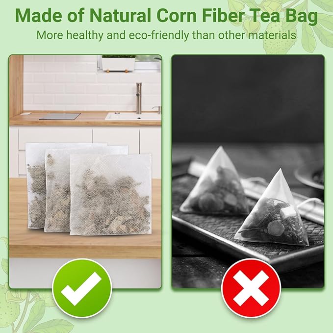 Soursop Leaves Tea Bags, Premium Soursop Graviola Leaves Herbal Tea, Pure & Natural Soursop Leaves for Digestion, Support Healthy Skin & Sleep, No Additives, Caffeine Free (50 Bags/1 Pack)