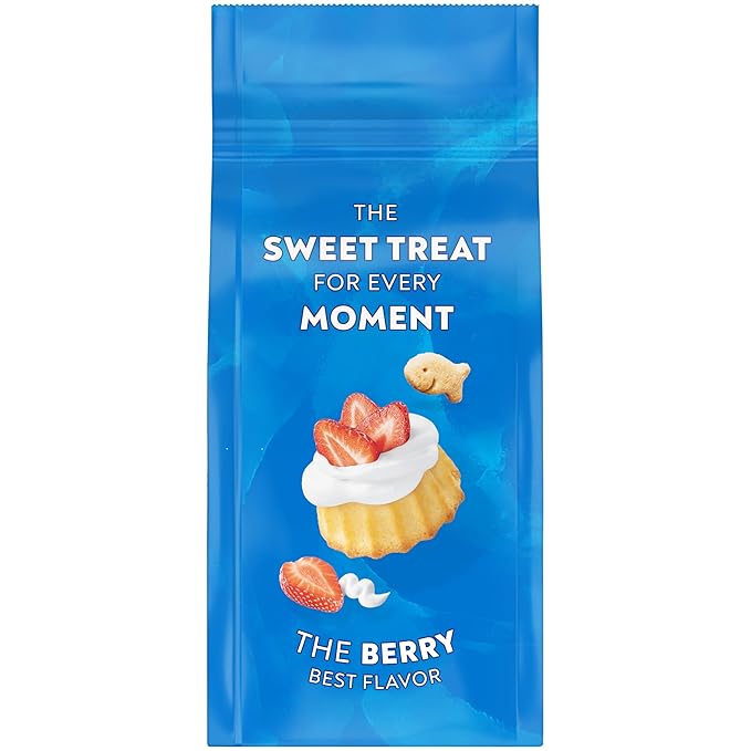 Goldfish Grahams Strawberry Shortcake Flavored Baked Snack Crackers, 6.6 Oz Bag (Pack of 2)