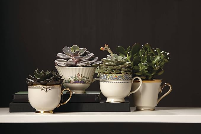 Lenox 140104030 Eternal Teacup 1 Piece, Service for 1, Porcelain, 6 Fl Oz