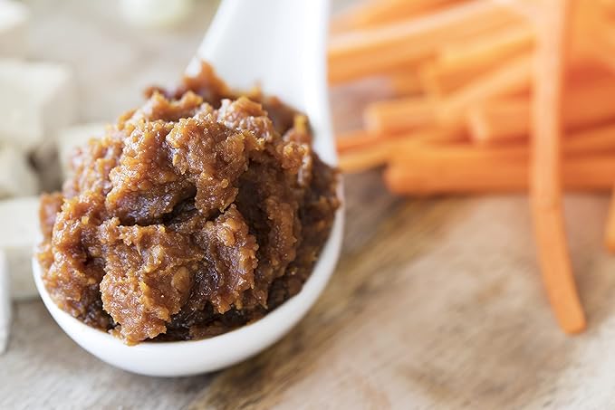 Q-Rapha Premium Korean Doenjang (Soybean Paste), Gluten-free Non-GMO Unpasteurized Artisanal, Aged over 3 Years (17.9 oz)