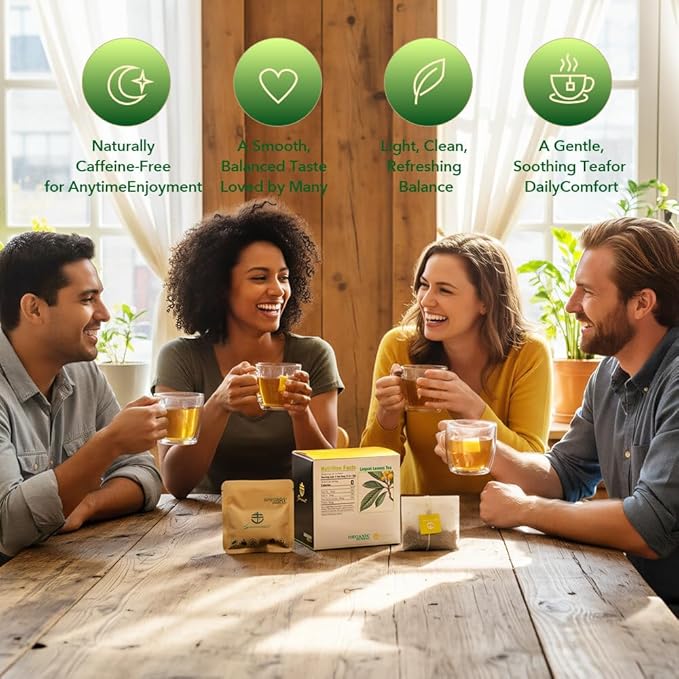 Soilmount - Loquat Leaf Tea - |Eriobotrya Japonica Tea|枇杷叶|Pipaye|비파엽| - Pure Herbal Tea - Natural, Organic, Non-GMO, Clean Ingredients, Caffeine Free (18 Tea Bags, Box 1)