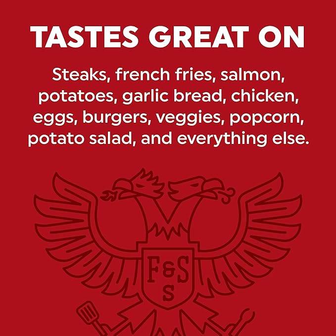 Fire & Smoke Society Shake Tasty All Purpose Seasoning | BBQ Rubs for Smoking and Grilling | Steak, Chicken, Pork, Burgers | Large 8.1 oz