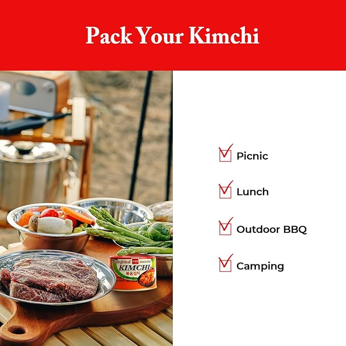 Wang Korean Canned Stir-Fried Kimchi, 5.64 Ounce, Pack of 3