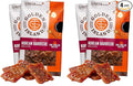 Golden Island Korean BBQ Pork Jerky - (4 Pack) 9 oz Resealable Bag - Fire-Grilled Specialty Meat Snack - Sweet & Savory Protein Snack - 7g Protein per Serving - Made with 100% All-Natural Pork