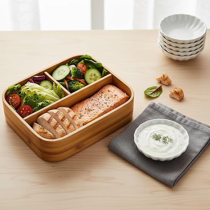 Hiceeden 20 Pack 2.9 Inch Soy Sauce Dish, Ceramic Pinch Bowl 1 Oz, Mini Porcelain Dipping Bowl Plate for Side Dishes, Condiment, Sushi, Ketchup, Appetizer