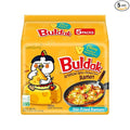 Samyang Buldak Spicy Ramen, Hot Chicken Ramen, Korean Stir-Fried Instant Noodle, Cheese, 1 Bag with 5 Pack