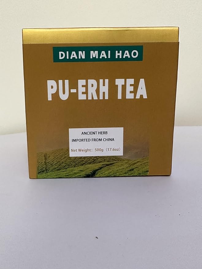 1.1lb Yunnan Pu'er Tea Brick, Fermented Black Tea Since 2007 - Pu-erh 500g