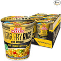 Nissin Cup Noodles Stir Fry Rice with Noodles, Thai Yellow Curry, 2.61 Ounce (Pack of 6)