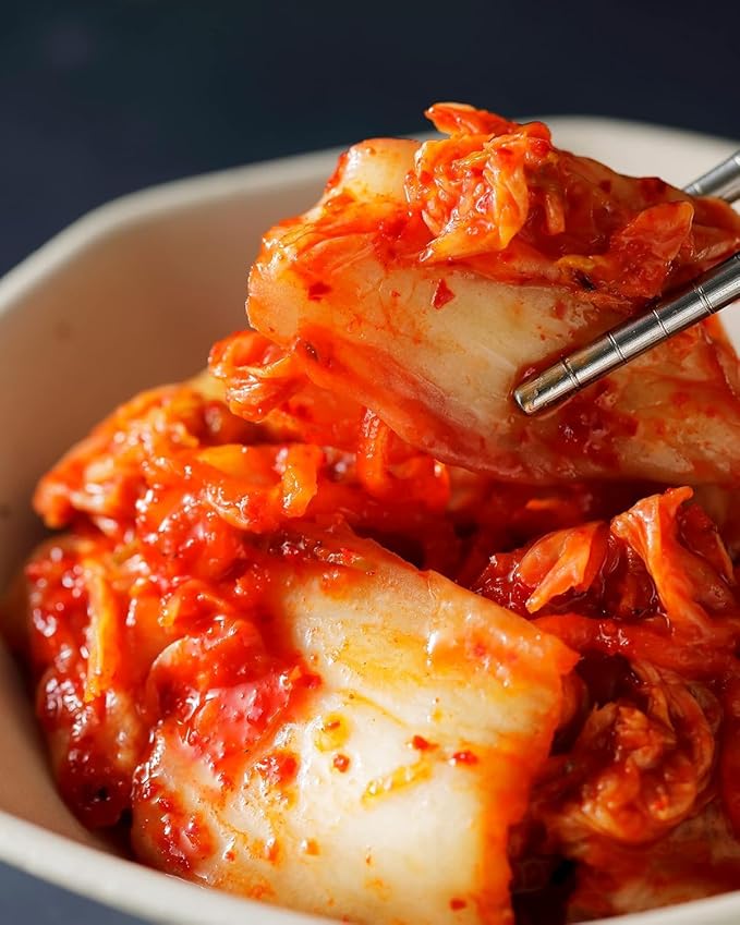 SEMPIO Canned Kimchi Original – Ready-to-Eat Traditional Korean Spicy Fermented Napa Cabbage for Rice Bowls, Ramen, Eggs, Bibimbap, Grilled Meats (Pack of 1/5.64oz / 160g, Vegan, Gluten-Free)