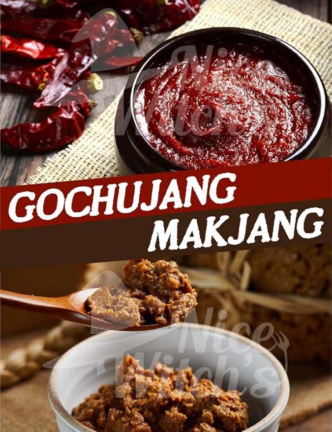 Nice Witch's Meju Powder (Fermented Soybean Powder) – Korean Soybean Fermentation Starter for Doenjang & Gochujang, 500g/ 1.1LB 개량 메주 가루, 고추장