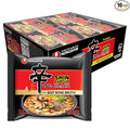 Nongshim Shin Ramyun Black Noodles, Spicy Korean Signature Instant Ramyun, Rich Beef Bone Broth, Pantry Essential Korean Noodles, Quick and Easy, 4.58 oz (Pack of 16)