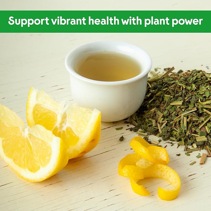 The Tea Spot Organic Keep Fit Green Tea with Yerba Mate and Matcha for Metabolic Support | Blend of Green Tea, Matcha, Yerba Mate, Rooibos, Lemongrass and Lemon Flavor | Caffeine-Free 15 Tea Bags