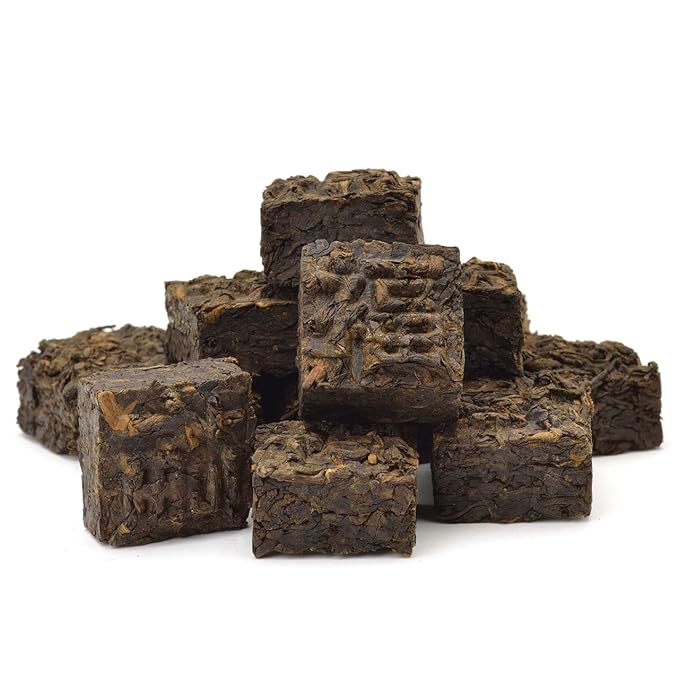 Teavivre Ripened Cube Tuocha Pu-erh Mini Brick Tuocha Tea (7oz / 200g, Year 2006, Fermented)