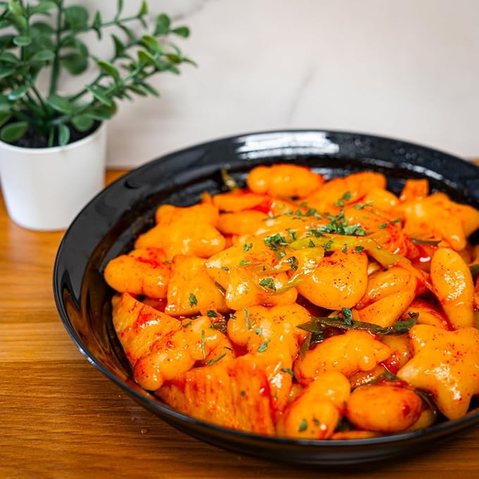 Korean Rice Cake, Tteokbokki, Fun-Shaped & Chewy, 1 Pack (2 Individual Package) Vegan, Non-GMO, Gluten-Free, Easy to Cook, 14.10oz per Pack (2 Pack) (14.1 OZ)