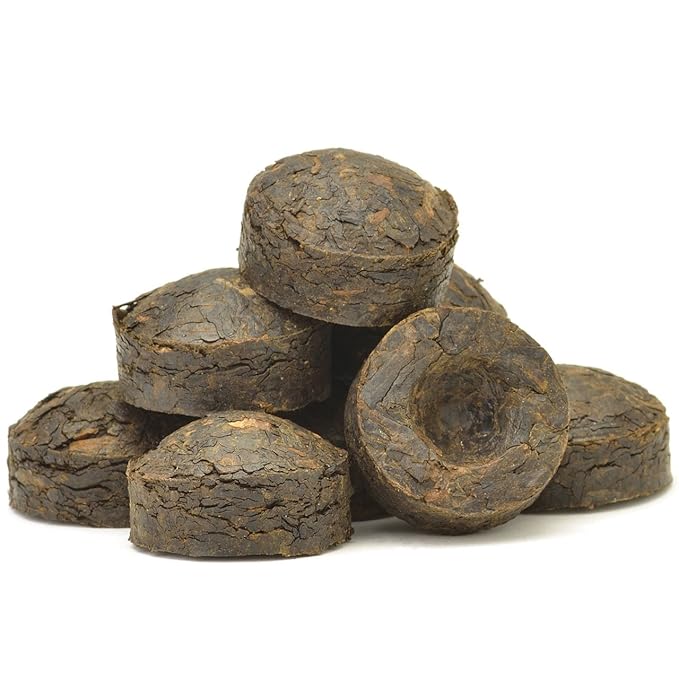 Teavivre Ripened Aged Pu-erh Mini Tuocha Chinese Ripe Puerh Tea (Fermented, Shou, 100g)