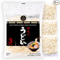 Unha’s Japanese Sanuki Fresh Udon Noodles, Jumbo Chewy Noodles, No Soup Included, Quick and Easy, 22 oz (200g × 3 Packs) Pack of 1