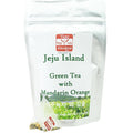 Teas Unique Korean Jeju Island Green Tea with Mandarin Orange, 25 Tea Bags (50g)