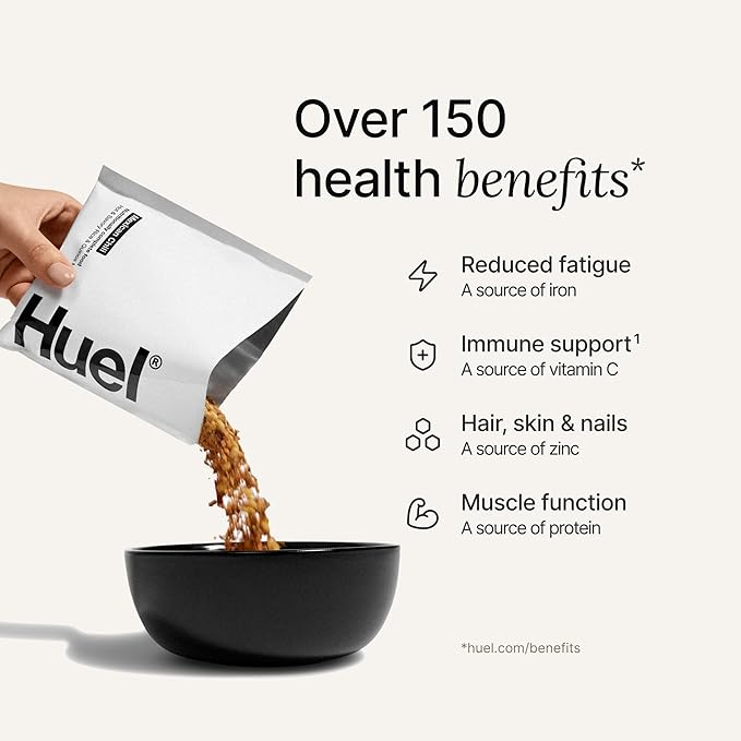 Huel Hot and Savory Meal Packs | Mexican Chili | Up to 25g Protein Plant Based Instant Meal | 27 Vitamins and Minerals | 100% Nutritionally Complete | 7 Pack