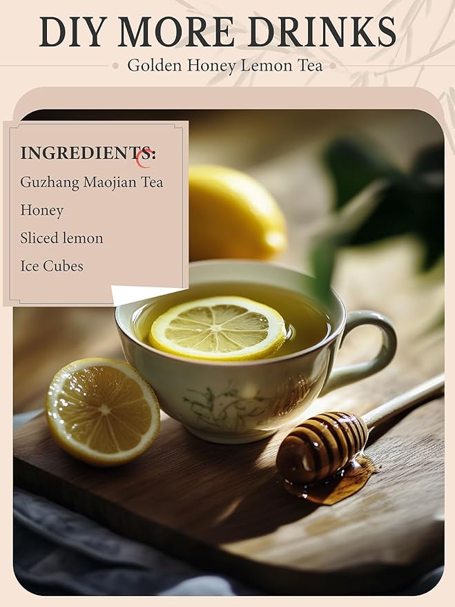 CO-OP 1950 GUZHANG Maojian Green Tea Loose Leaf, 100g, High Mountain Handpicked Chinese Green Tea with Bright Liquor, Lasting Aroma & Naturally Sweet, No Additives, 20 DIY Empty Teabags, Tin